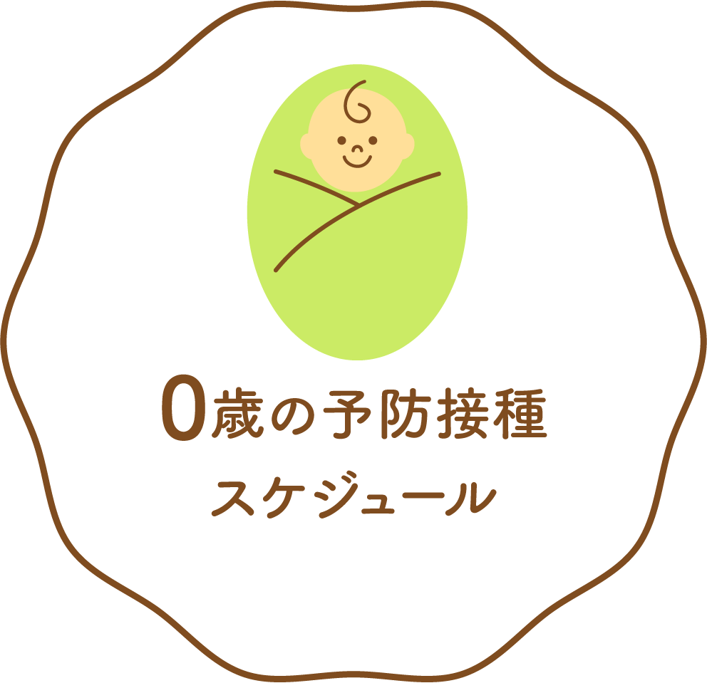 0歳の予防接種