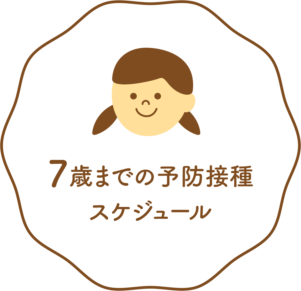 7歳までの予防接種